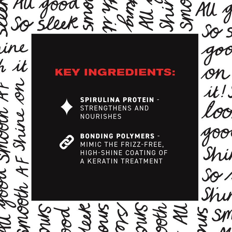 IGK GOOD BEHAVIOR Spirulina Protein Smoothing Spray | 4-Day Frizz Control + Heat Protectant | Vegan + Cruelty Free | 5.6 Oz