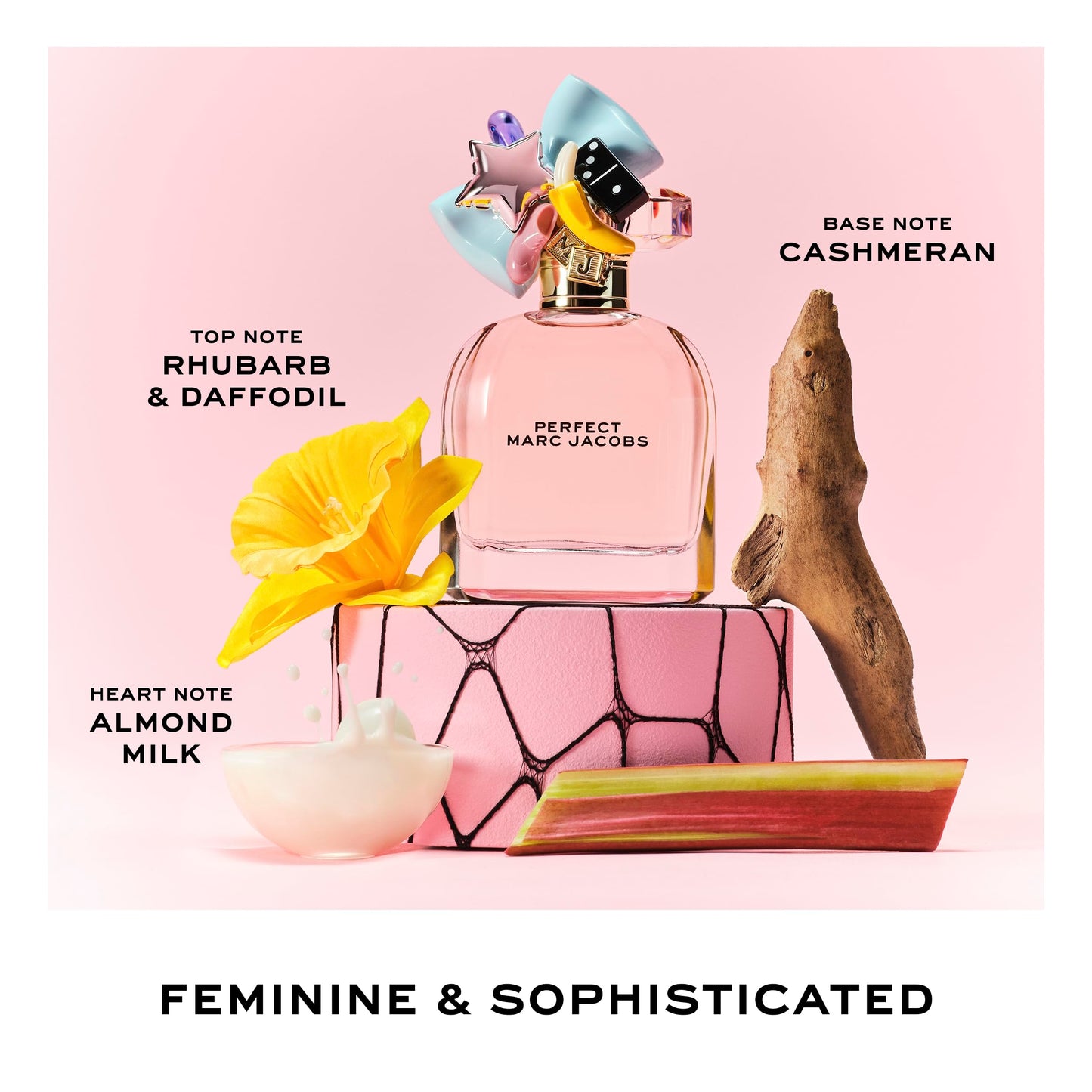 Marc Jacobs Perfect Eau de Parfum 3-Piece Gift Set ($229 value) -EDP 3.3oz, Body Lotion 2.5oz, Travel Spray 0.33 oz– With Notes of Rhubarb, Daffodil - Floral Women's Perfume