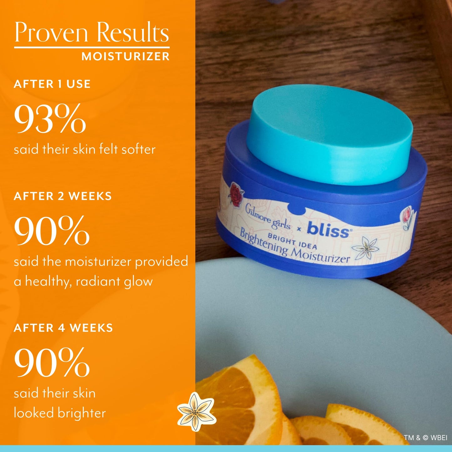 Gilmore Girls x Bliss Bright Idea Vitamin C Skincare Duo with Brightening Serum for Dark Spots and Brightening Plumping Daily Moisturizer