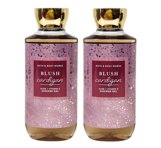 Blush Cardigan Shower Gel Duo Set - Full Size | Luxurious Bath & Body Care