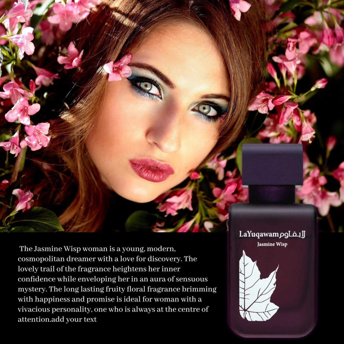 RASASI La Yuqawam Jasmine Wisp Women EDP - 75 ml(2.5 oz) | Tangerine, Iris, Leather, Galbanum Essence, Tangerine, Violet Leaves, Clary Sage & Mate