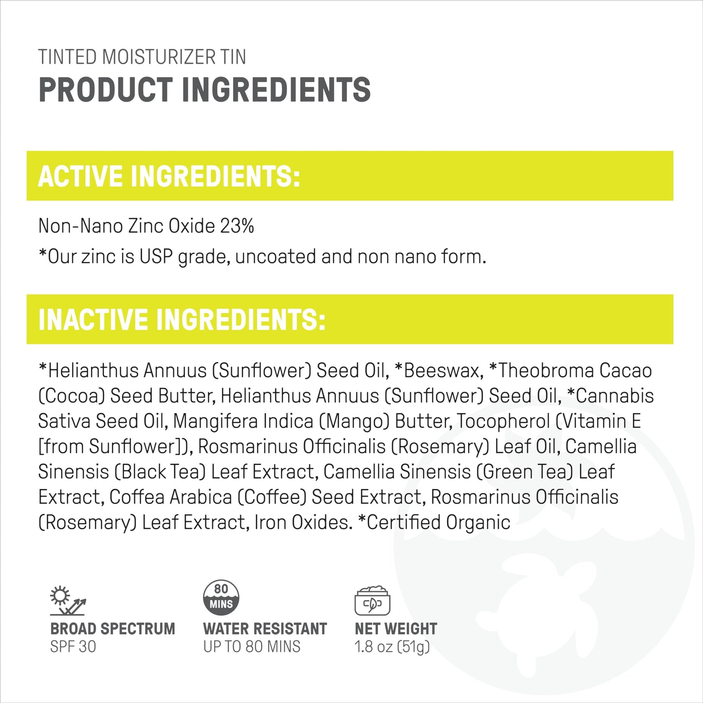 Raw Elements Ultra-Moisturizing Tinted Face Sunscreen, Bronze, 1-Pack