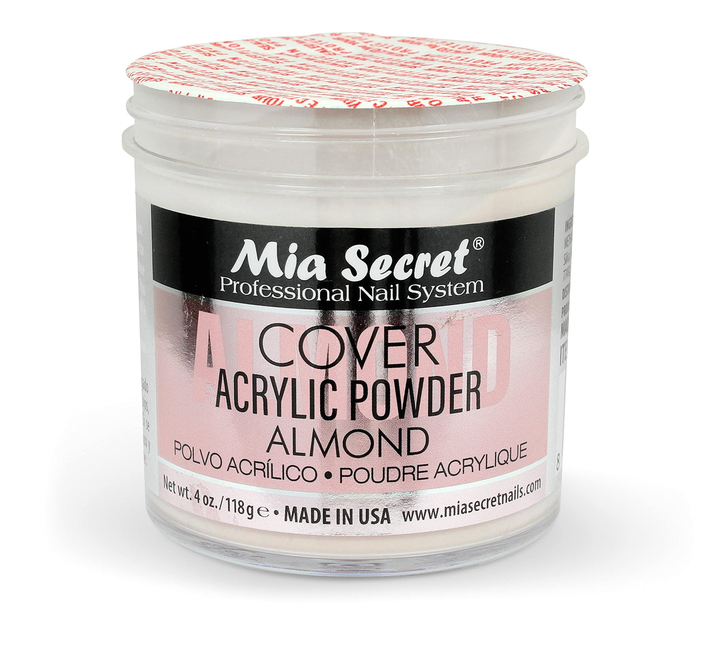 Mia Secret Acrylic Powder Cover Almond 4 oz.