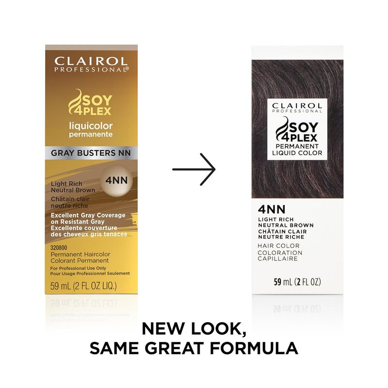 Clairol Professional Permanent Liquicolor - Light to Medium Brown Hair Color | 100% Gray Coverage
