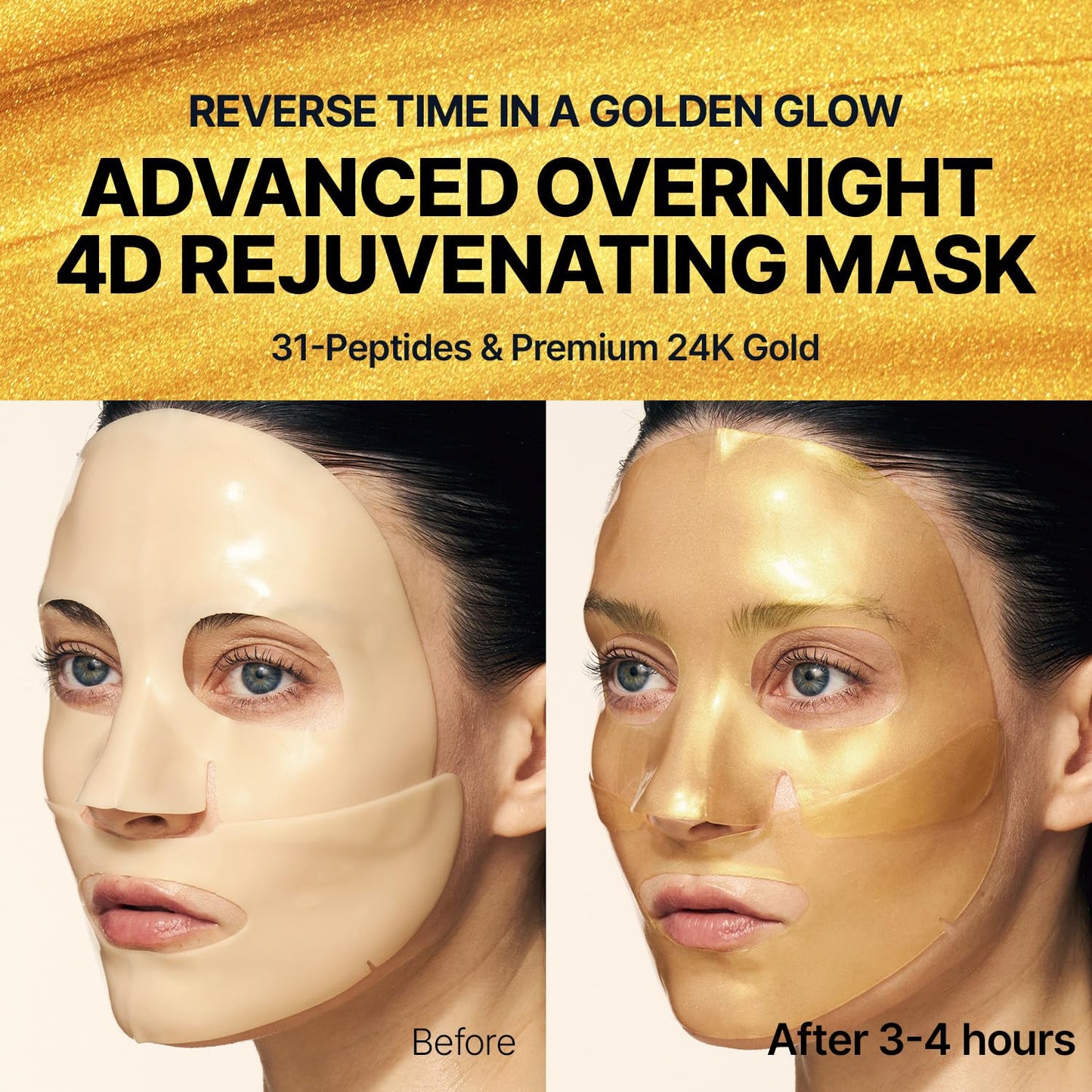 SUNGBOON EDITOR Firm-Looking & Glow HOMETOX Trio for Radiant Skin: Gold Mask, Silk Peptide Ampoule & Collagen Capsule Cream, Korean Skincare Gift Set for Women