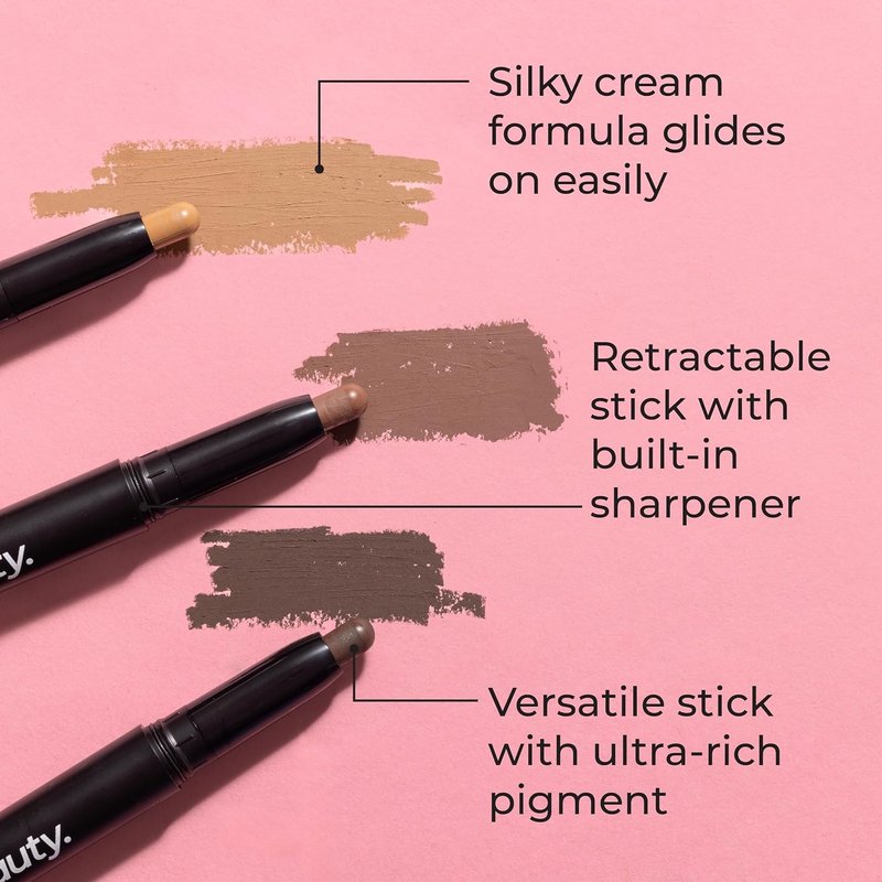 MCoBeauty Eyeshadow Stick - Chocolate Creamy Matte Eye Shadow Crayon | Multi-Use, Pigmented, Vegan Makeup