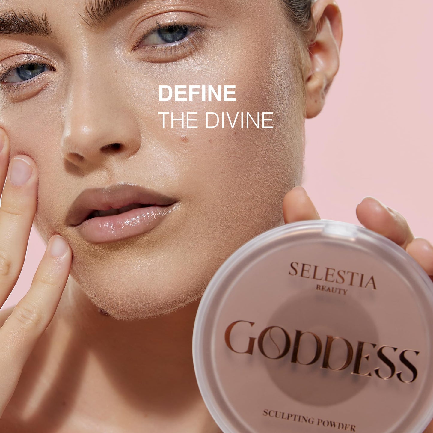 SELESTIA BEAUTY Goddess Contour Powder – Matte Sculpting Contour Makeup – Easy-to-Blend, Suitable for Various Skin Tones, 0.53 oz