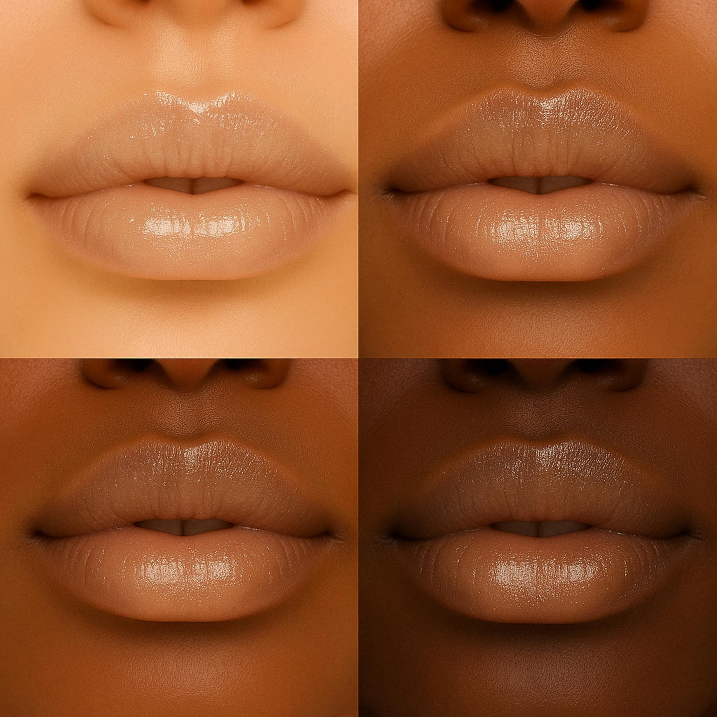 Formless Beauty by Jenny McCarthy Lip Gloss – Radiance Lip (Nude with Bronze Glitter) – Hydrating, Clean, Non-Toxic, High-Shine Finish