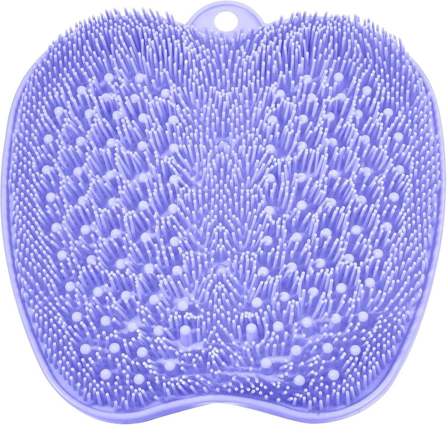 Foot Scrubber Mat for Shower - 2-Pack Exfoliating Foot Cleaners, No Bend Design