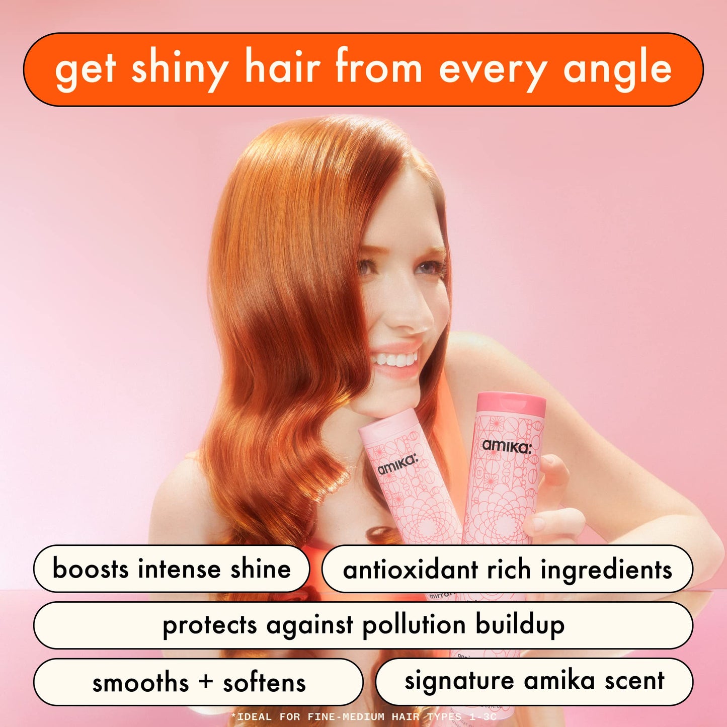 Mirrorball High Shine + Protect Antioxidant Conditioner, 500ml | amika
