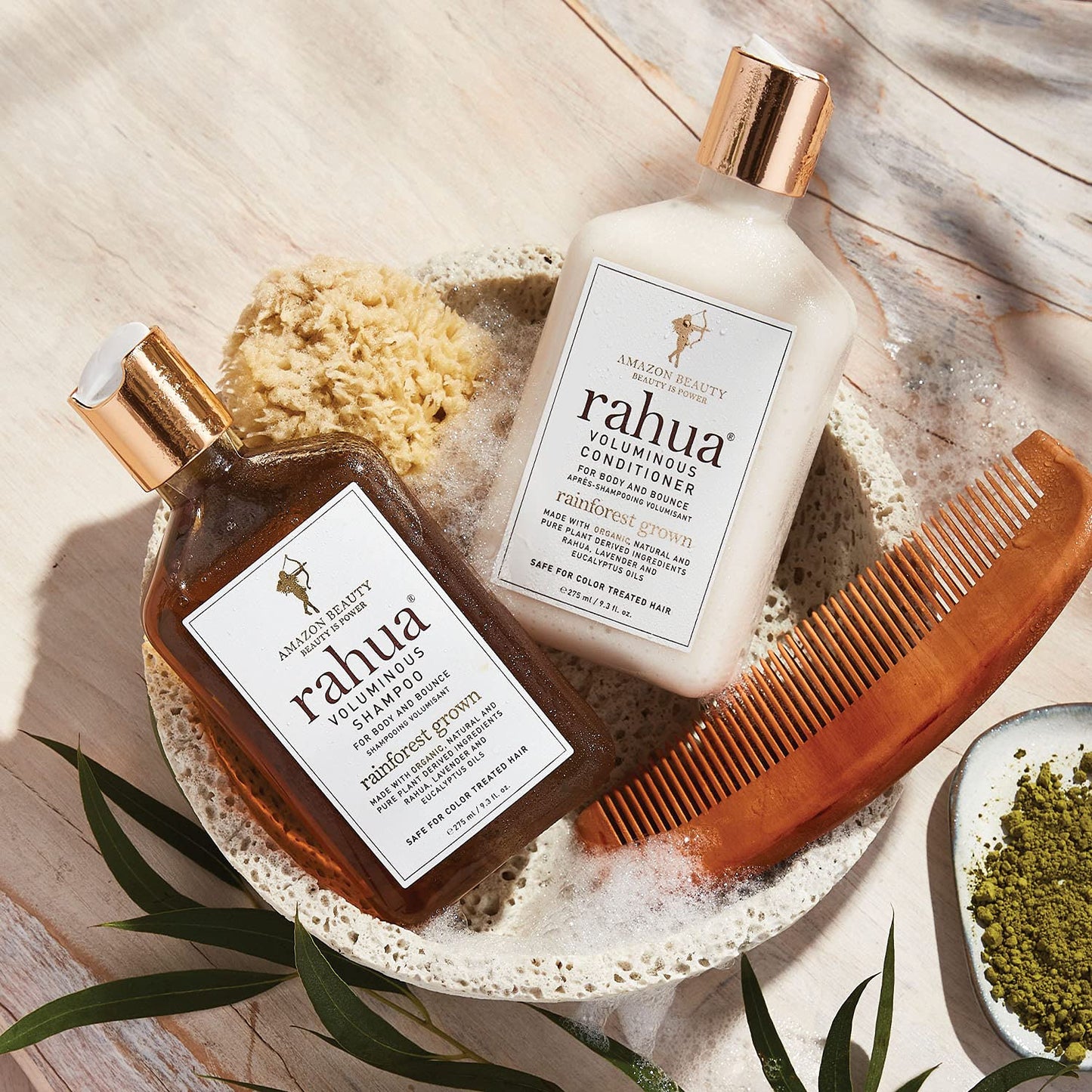 Rahua Voluminous Conditioner - Natural Volumizing Shampoo for Fine to Medium Hair - Sulfate Free Clarifying Hair Care with Rahua Oil, Lemongrass & Green Tea - Organic, Vegan & Color Safe - 9.3 Fl Oz