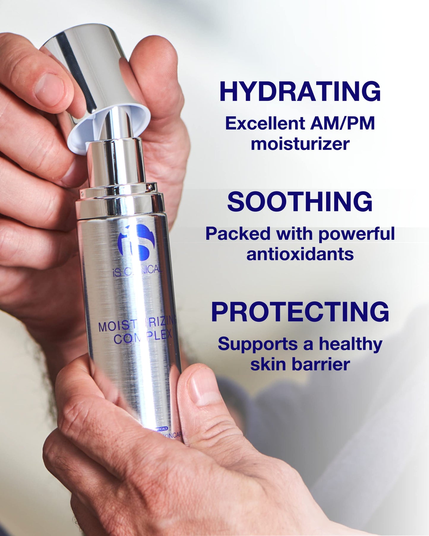 iS CLINICAL Moisturizing Complex, Face Moisturizer, Anti Blemish and Anti Aging Moisturizer, Hydrating Formula with Vitamin A