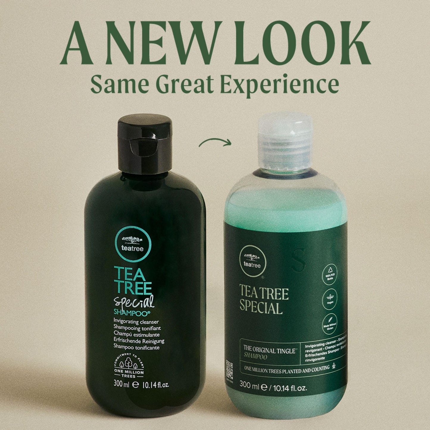 Tea Tree Special Shampoo Deep Cleans, Refreshes Scalp and Tea Tree Special Conditioner, Detangles, Smooths + Softens, For All Hair Types, 33.8 fl oz, Set