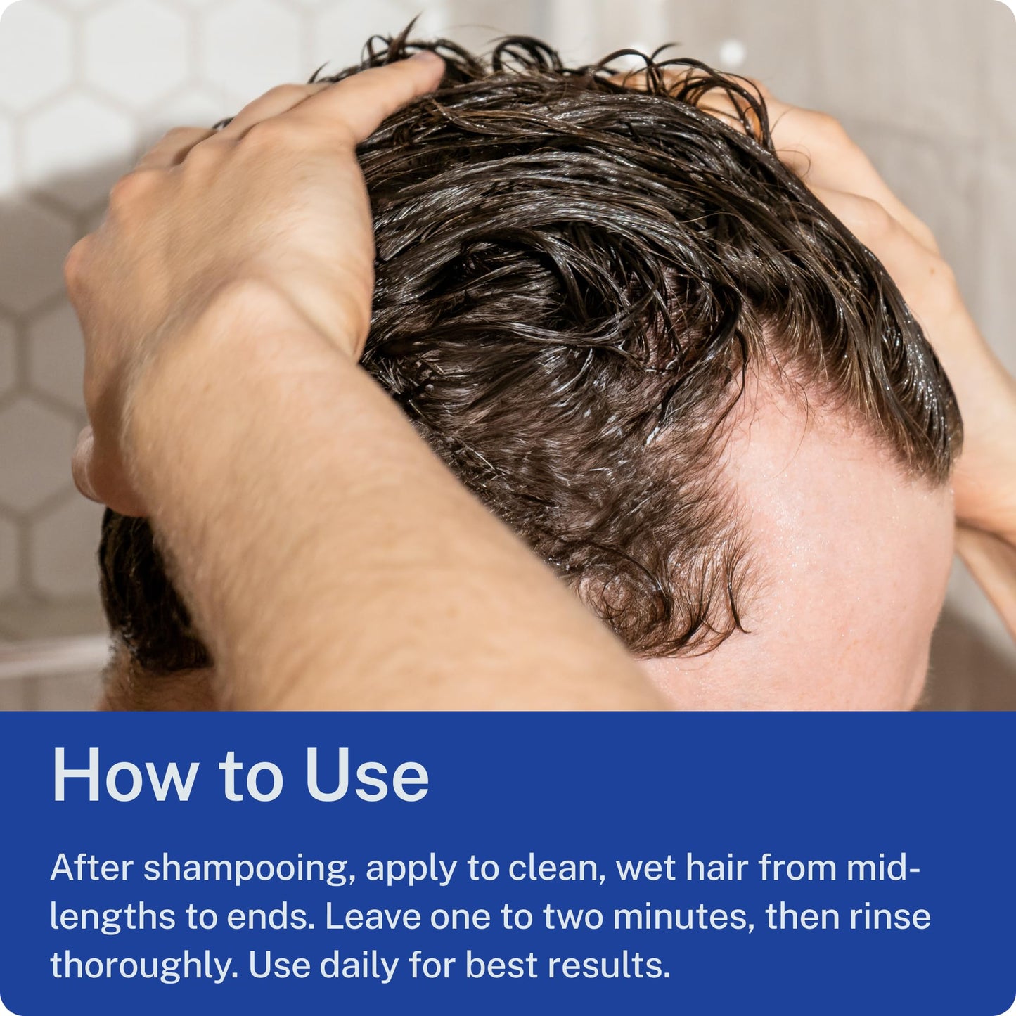Blu Atlas Mens Conditioner - Hydrating, Nourishing Conditioner for Healthy Hair, All Hair Types
