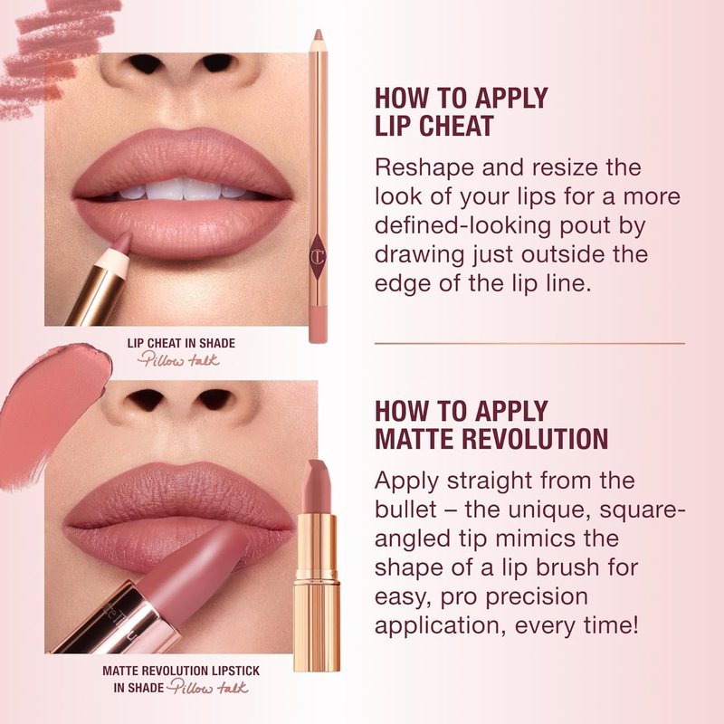 Charlotte Tilbury Lip Cheat Lip Liner Pencil - Define Lips for a Fuller Pout - Waterproof & Enriched with Jojoba Oil | 0.04 oz