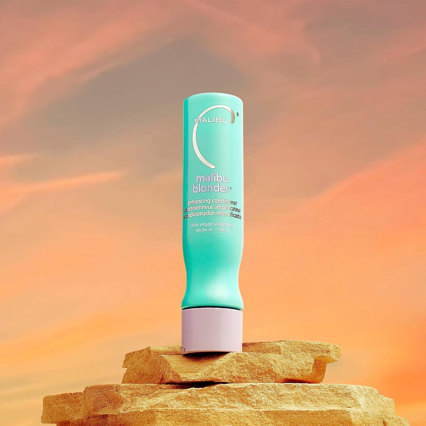 Malibu C Blondes Enhancing Conditioner - Hydrating Formula for Natural & Processed Blondes | 9 oz, Protects from Damage