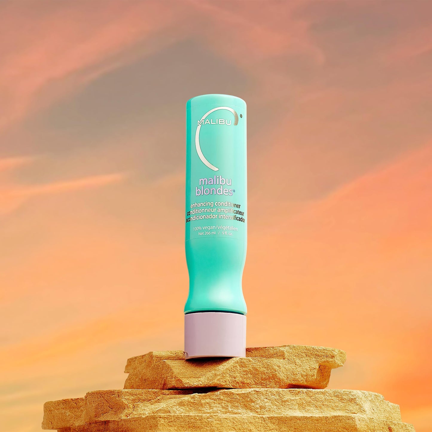 Malibu C Blondes Enhancing Conditioner (9 oz) - Hair Hydrating Conditioner for Natural + Processed Blondes - Protects Hair from Discoloration & Damage
