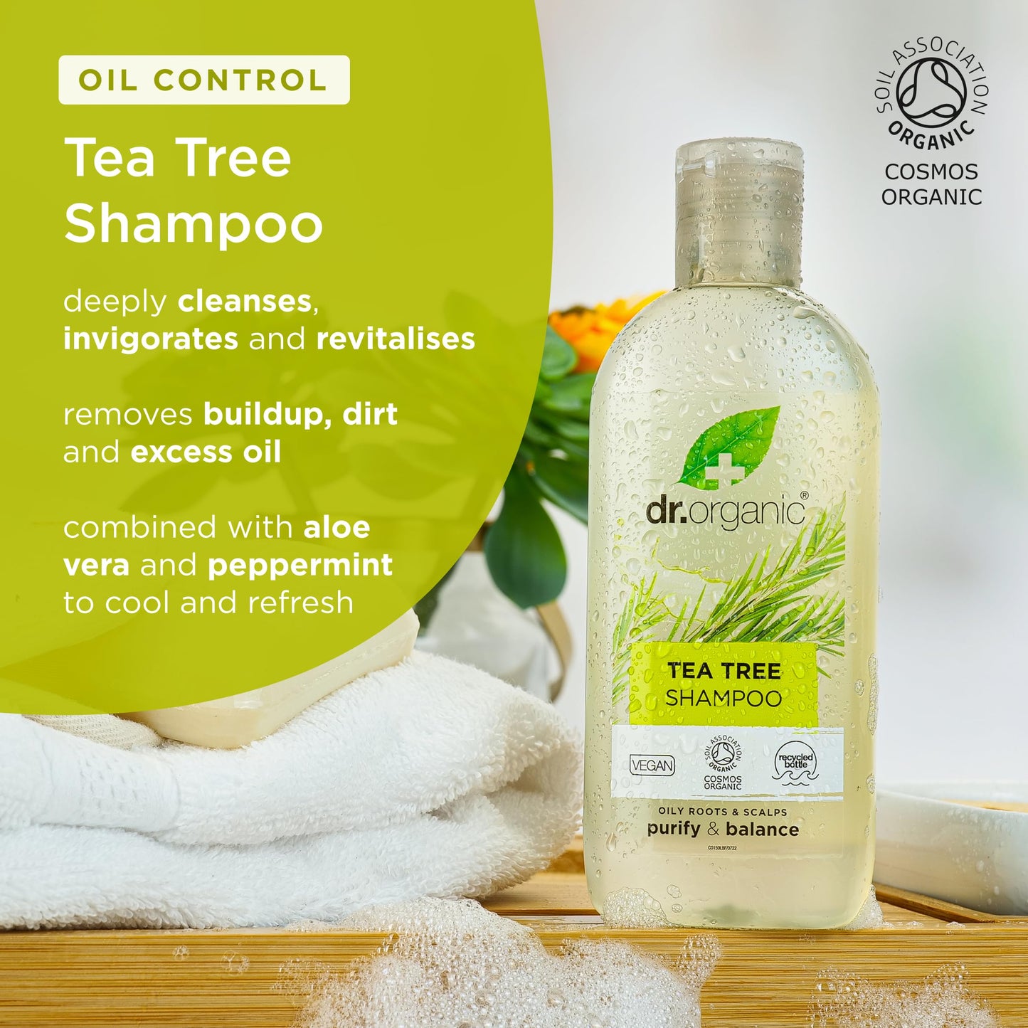 Organic Doctor Tea Tree, Shampoo, 9 Fluid Ounce