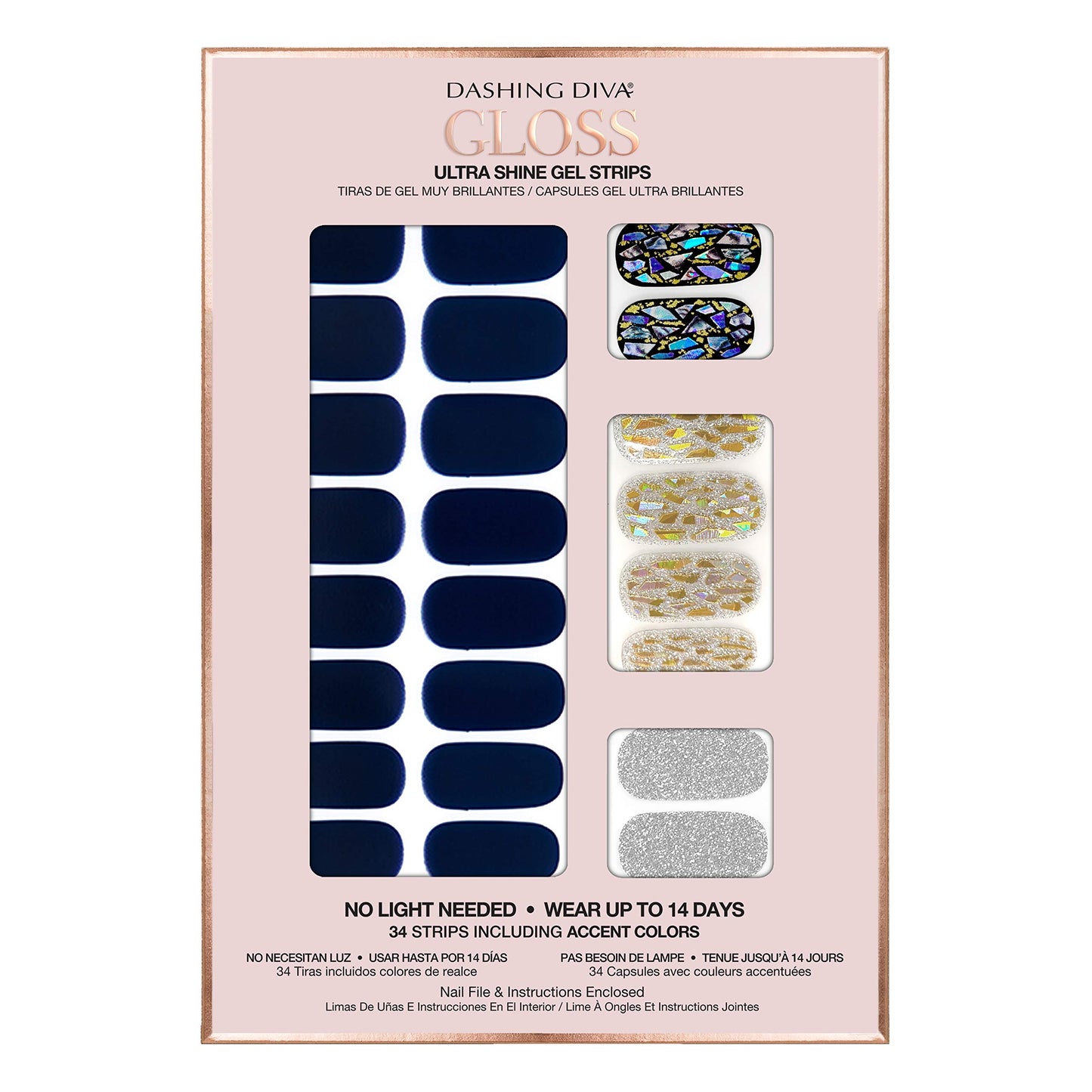 Ultra Shine Gel Nail Strips Lapis Lazuli 32 Strips