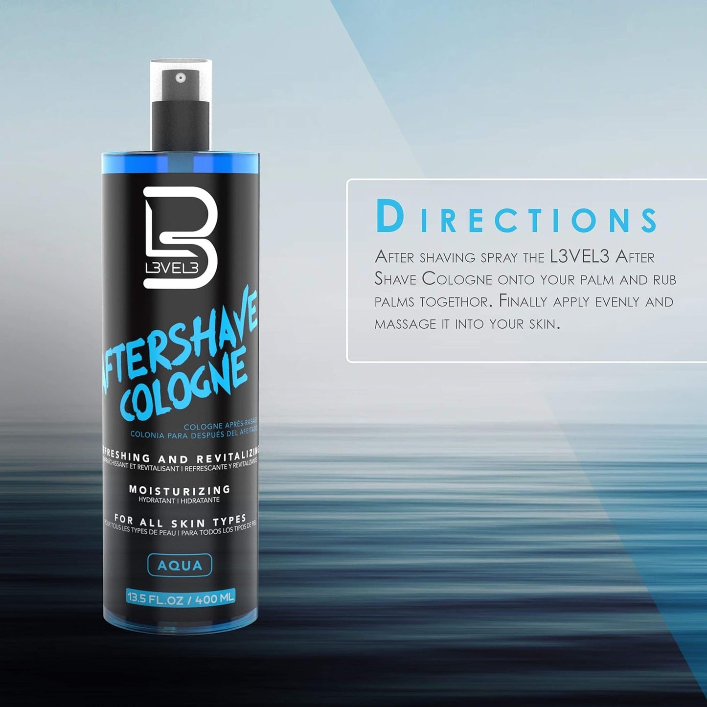 Level 3 Shaving Gel & Aftershave Kit | Hydrating, Non-Irritating Formula for Smooth Skin - Calms Redness & Irritation