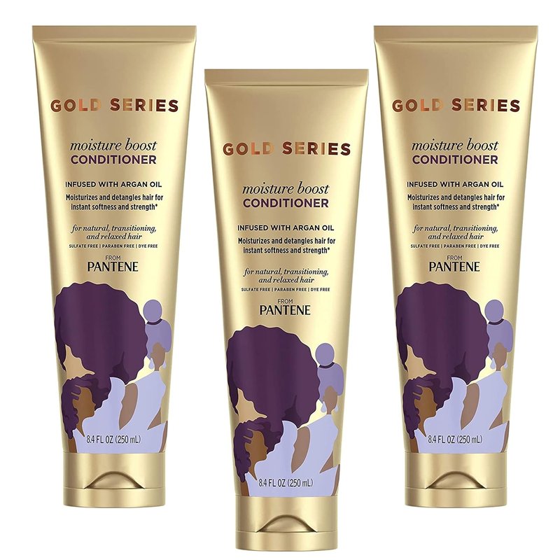 Pantene Gold Series Moist Boost Conditioner | Deep Hydration for Dry Hair - 8.4 oz