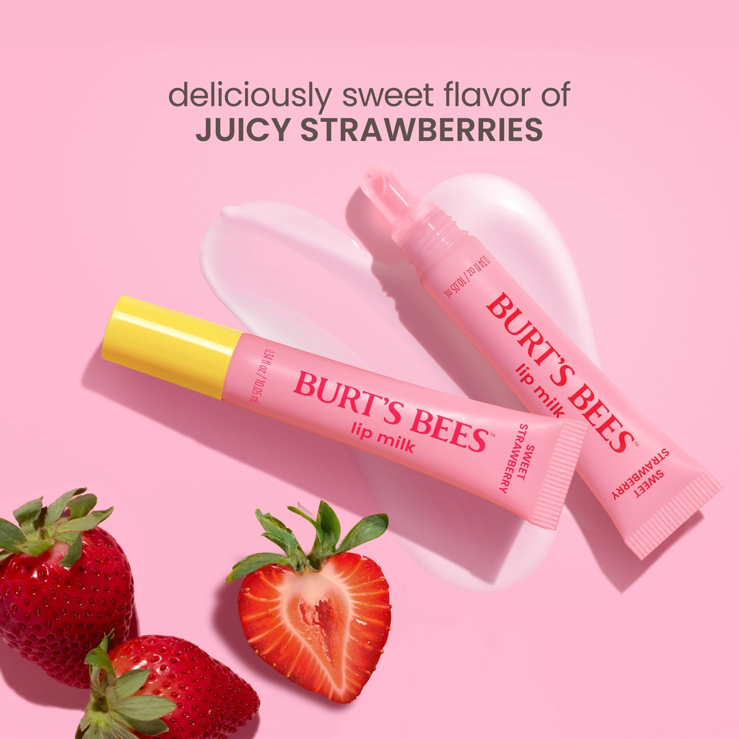 Burt's Bees Sweet Mint Lip Butter, Repairs Dry Lips, 24 Hour Hydration, Locks in Moisture, Includes Shea and Mango Butters, Antioxidant Rich Vitamin E, Convenient Twist Up Dispenser, 0.5 Oz.