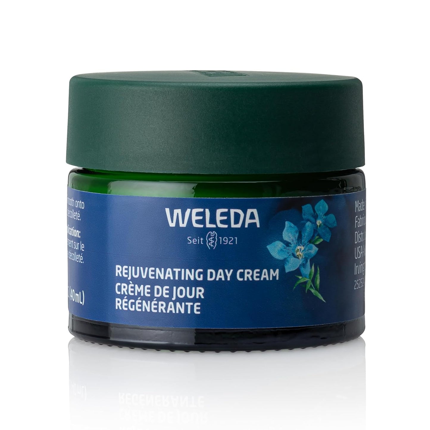 Weleda Rejuvenating Day Cream - Plant-Rich Moisturizer with Blue Gentian & Edelweiss | 1.3 Fl Oz