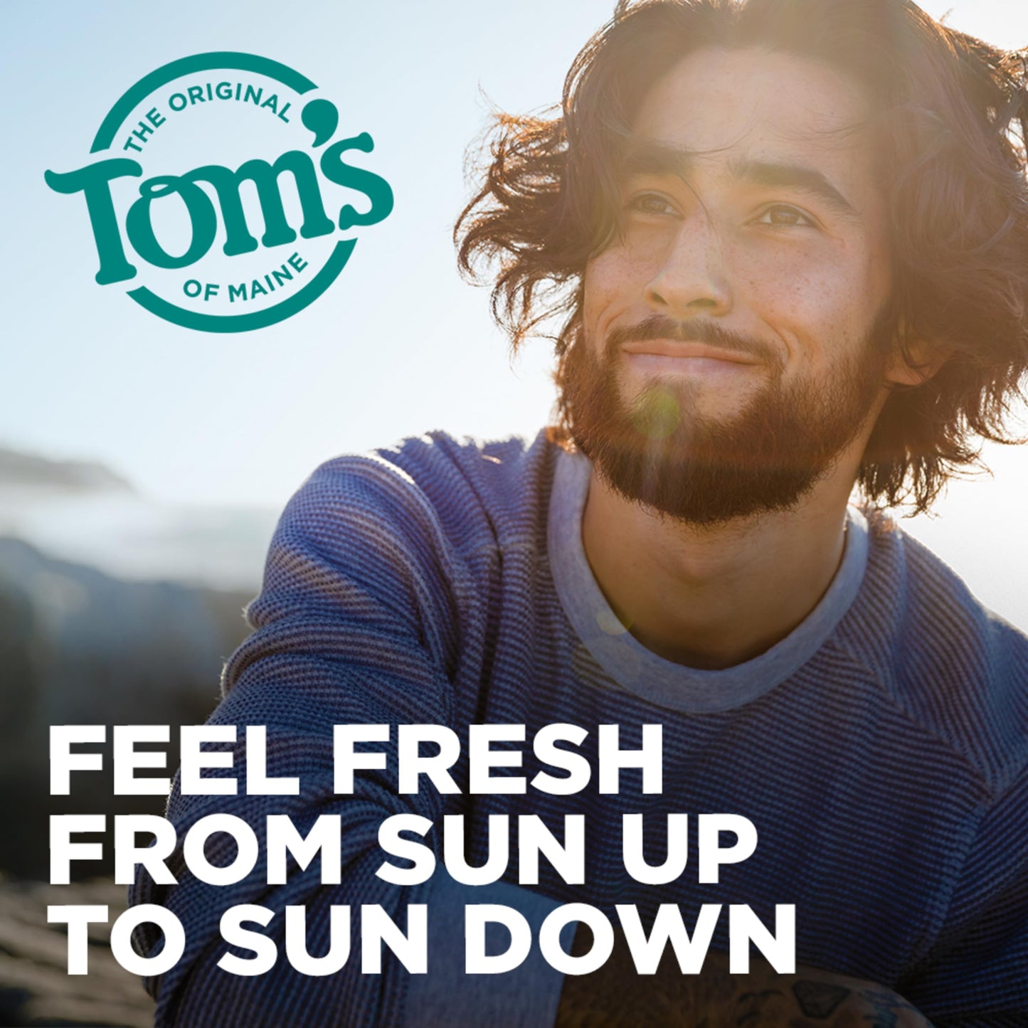 Tom's of Maine Long-Lasting Aluminum-Free Natural Deodorant for Men, Mountain Spring, 2.8 oz. 3-Pack (Packaging May Vary)