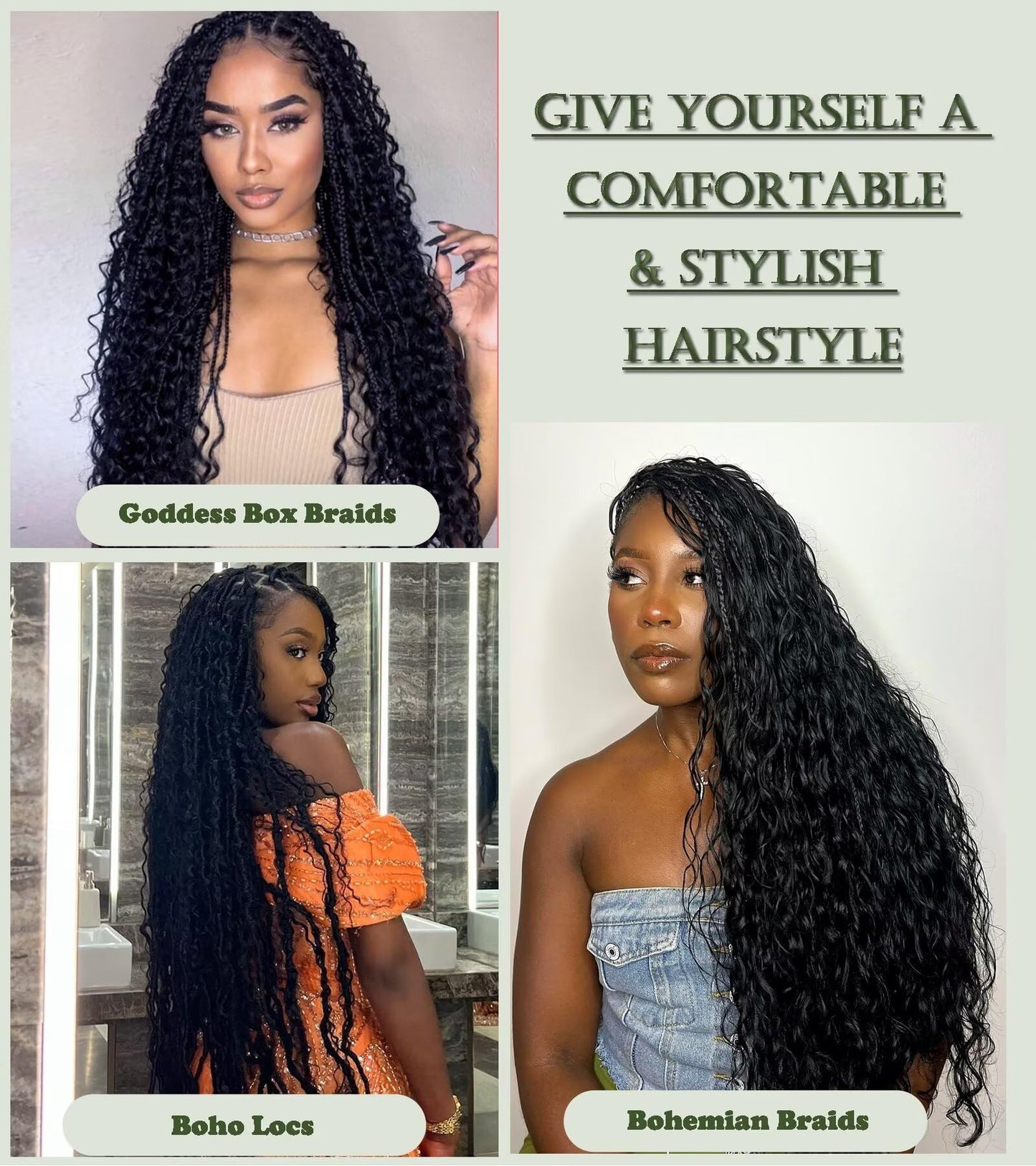Deep Wave Bulk Human Hair for Braiding Highlight Micro Braiding Hair for Boho Braids Faux Locs Boho Knotless Braids Human Hair Braiding Hair No Weft 2Bundles(22inch, #P4/27)