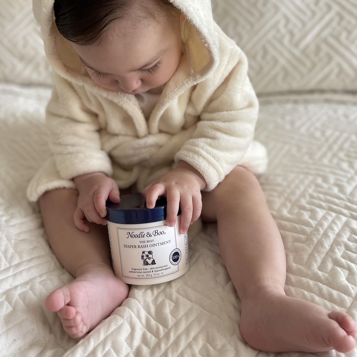 Noodle & Boo The Best Diaper Rash Ointment, Multi Purpose Baby Skin Care Zinc Oxide Ointment For Diaper Rash Prevention, Treatment & Relief, 10 Oz.