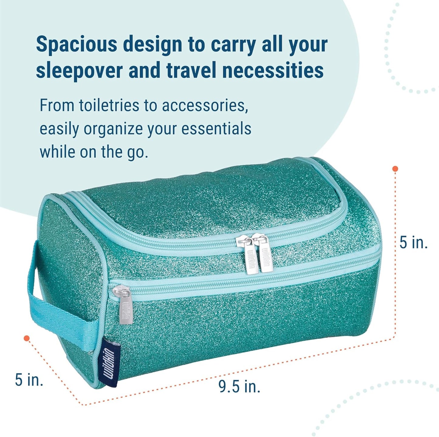 Toiletry Bag for Kids - Perfect for School, Weekend & Overnight Travel | Durable & Stylish Design