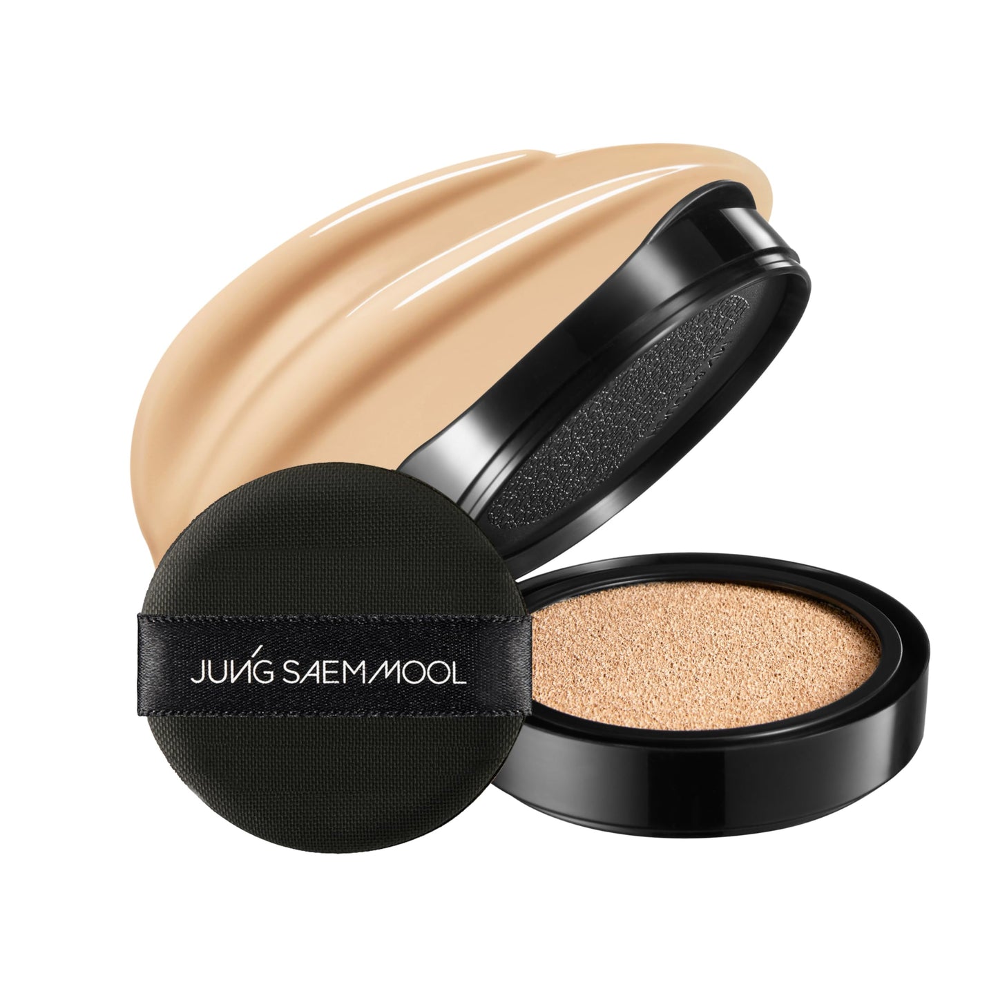 JUNG SAEM MOOL Essential Skin Nuder Cushion Refill | Natural Finish, Buildable Coverage Cushion Foundation by Korean Makeup Artist (Refill Only, 0.49 Fl Oz, SPF 50), 21 Medium