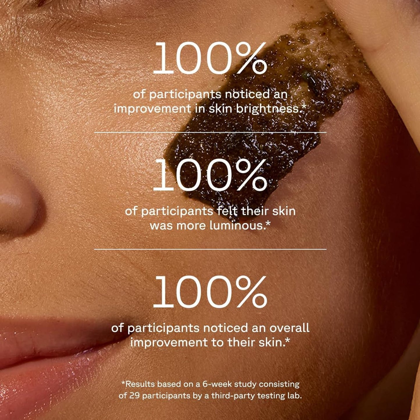 Acure Brightening Facial Scrub - Gentle Exfoliating Face Wash with Sea Kelp & French Green Clay | 4 fl oz