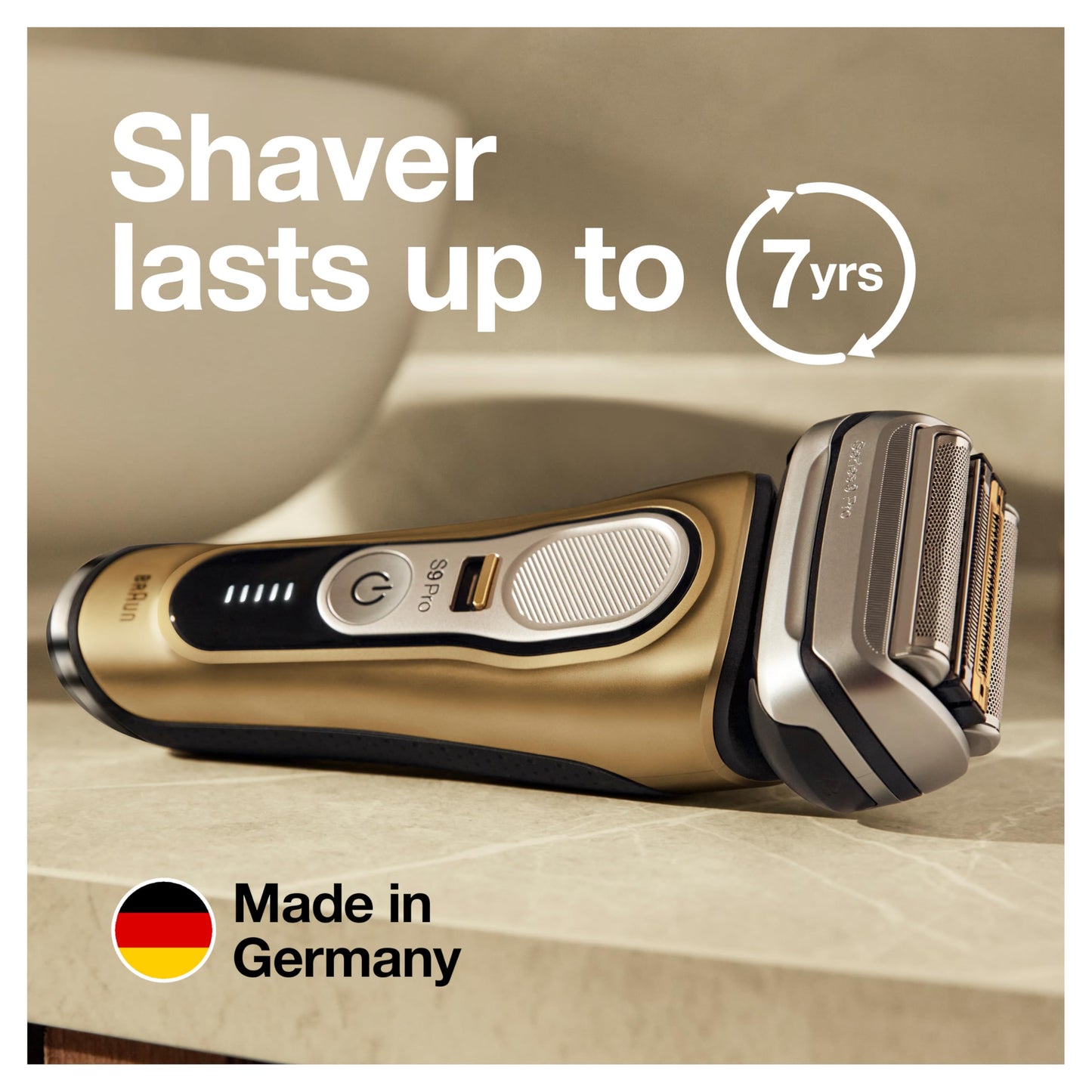 Braun Series 9 Pro 9419s Electric Shaver for Men, Wet & Dry Razor, Shaving Kit with 4+1 Head with ProLift Trimmer