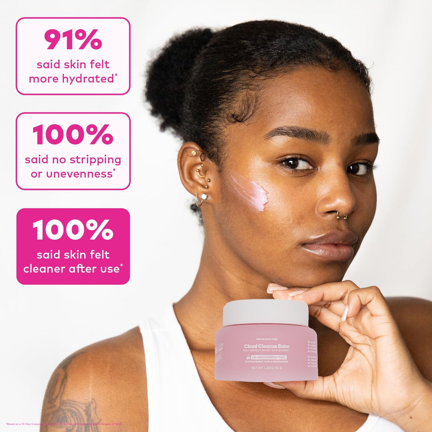 The Original MakeUp Eraser Cloud Cleanse Balm, Melting Cleanser Makeup Remover Balm for Face, 35g/1.28oz