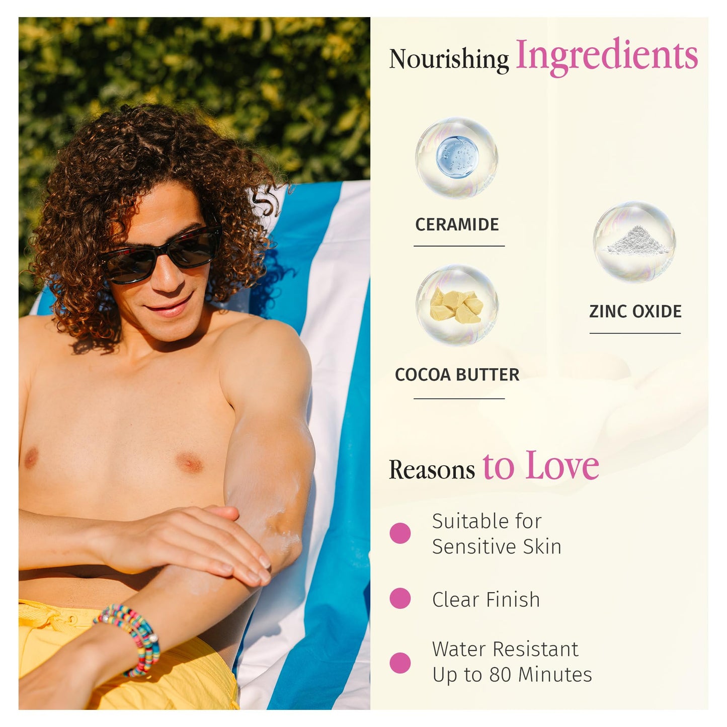 PoolBar SPF 30 Hydrating Mineral Body Sunscreen Cream for Women and Men Skin Care - Coconut Vanilla Scent Sun Care, Vegan and Water Resistant, Broad Spectrum Sunscreen, 140 ml (4.7 Fl. Oz) (Pack of 3)