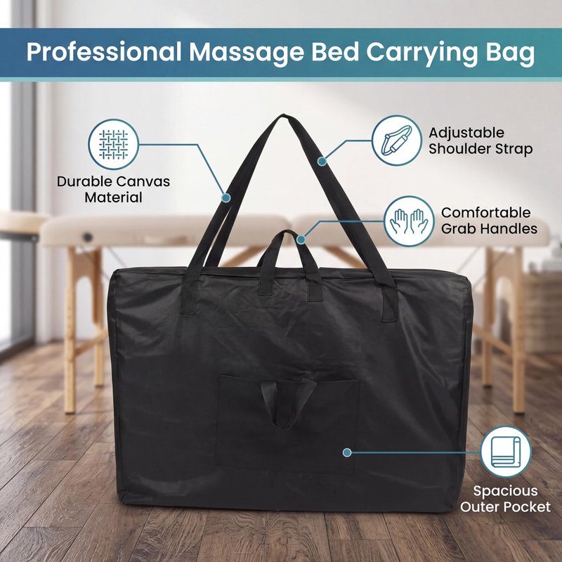 Yosoo Health Gear Massage Bed Carrying Bag, Universal Folding Massage Table Bag Case Portable Spa Tables Shoulder Strap Bag