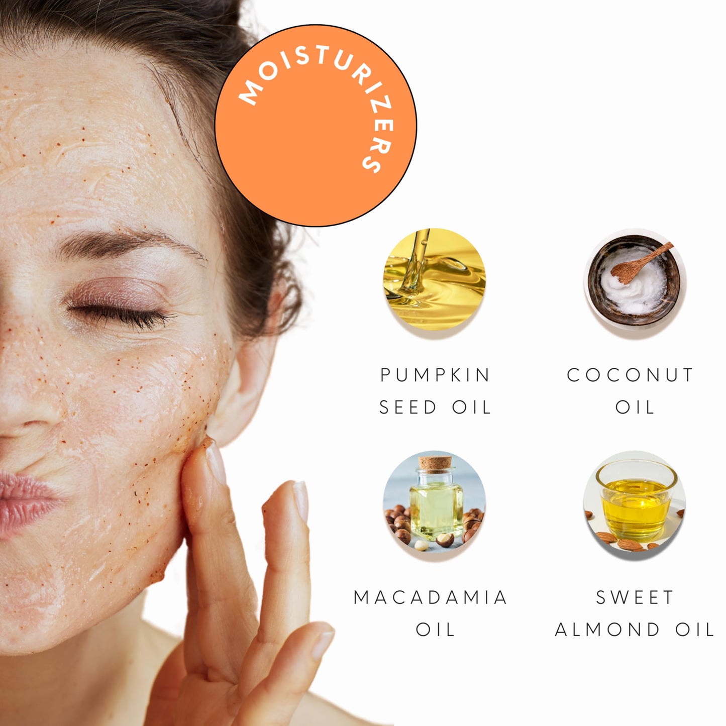Serious Skincare Phyto Pumpkin Exfoliating Face + Body Scrub for Dull Skin, Gently Exfoliates & Hydrates, Moisturizing Almond & Coconut Oil for Soft, Radiant Skin, Smooth Rough Dry Skin Bumps 8 Oz