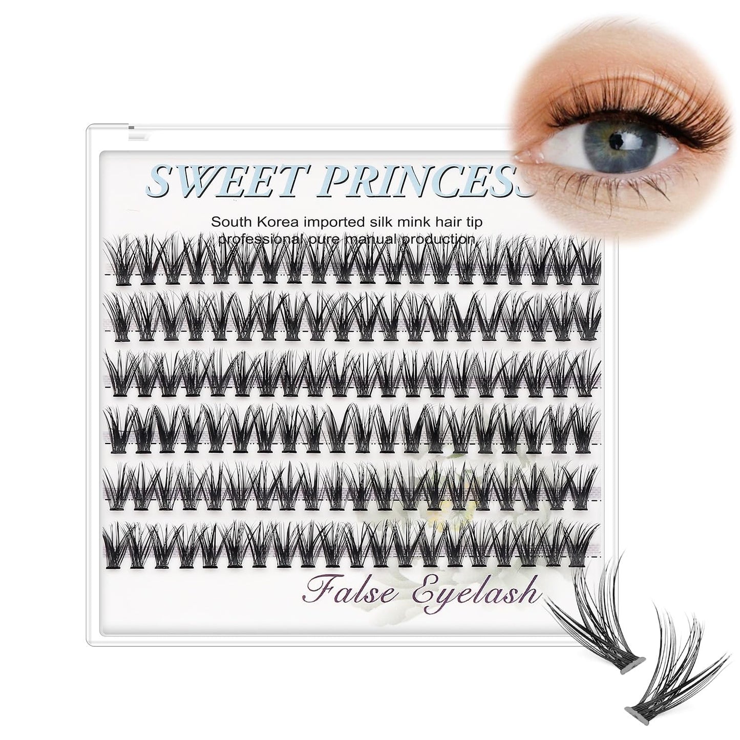Bodemrincer 20 Root Thickness 0.07mm C Curl 8-10-12-14-16mm MIX 7D/10/12/20/30/40/50/60D 3D Individual Eyelashes Extension Soft Black Fake False Eye Lashes Tools (5 PACKS-14MM)