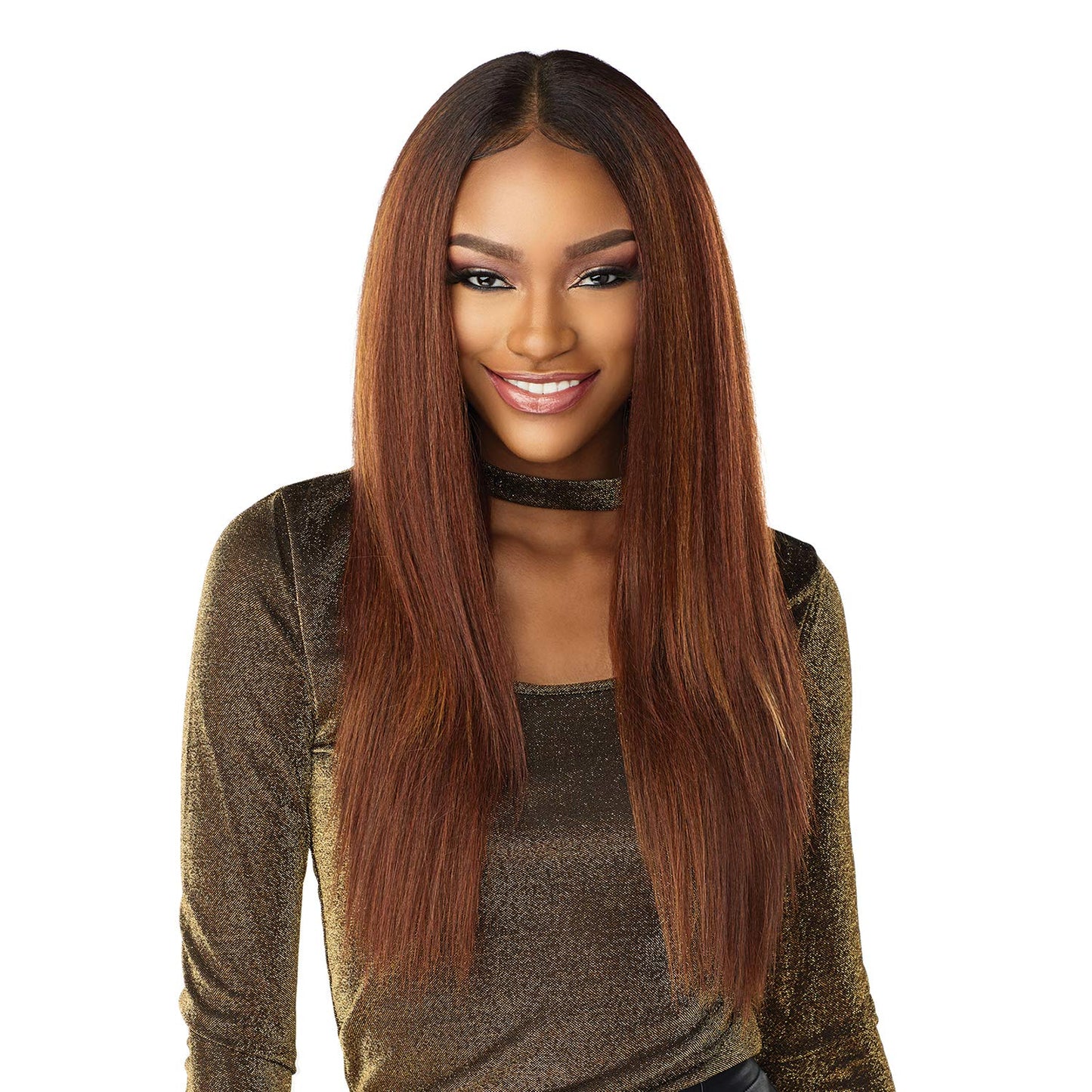 Sensationnel HD Lace Front Wig - Butta Unit 6 | Off Black Synthetic Hair Wig