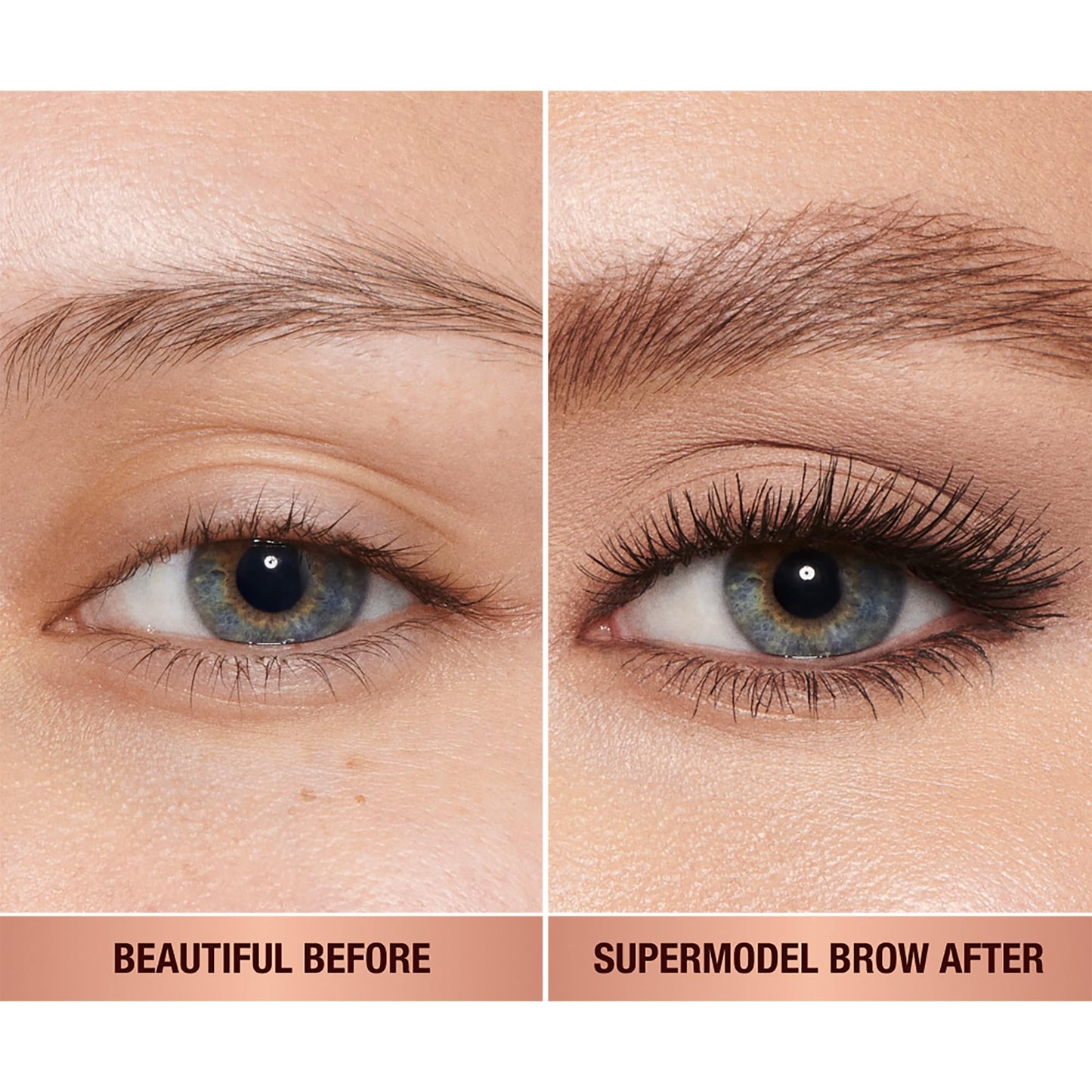 Charlotte Tilbury Legendary Brows Tinted Eyebrow Gel - Micro-Precision Brow Brush Adds Fullness, Texture & Feathered Definition - Water-Resistant Formula - Soft Brown