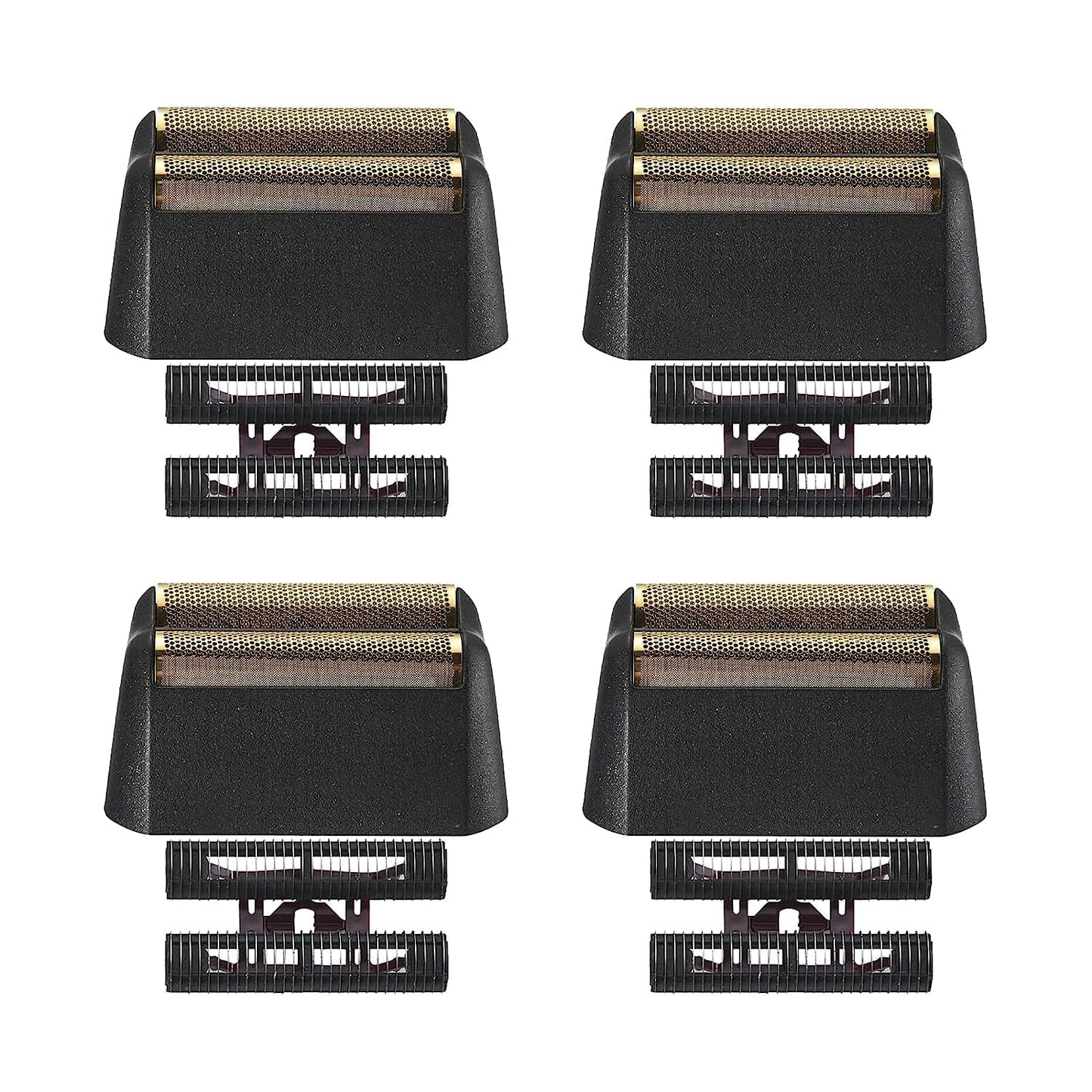 Replacement Heads for Men, 5 Star Series Finale Razor Replacement Foil and Bar Assembly Compatible with wahl Foil 7031-100,7043-100 Shave Replacement Head, 4 Packs (Black)