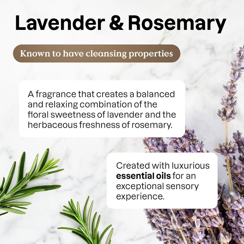 ATTITUDE Kitchen Cleaner Spray - Plant-Based Degreaser for Grease & Grime | Lavender & Rosemary Scent, 26 Fl Oz