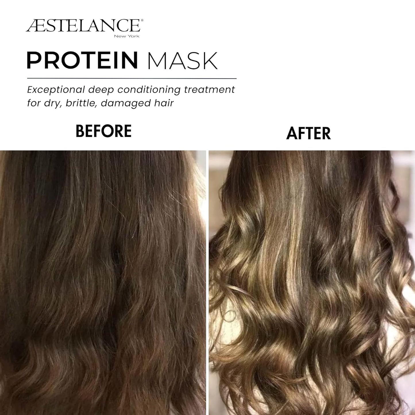 Protein Hair Mask - Deep Conditioning Treatment for Very Dry Hair | Ultimate Repair for Damaged Hair 5.1 fl oz