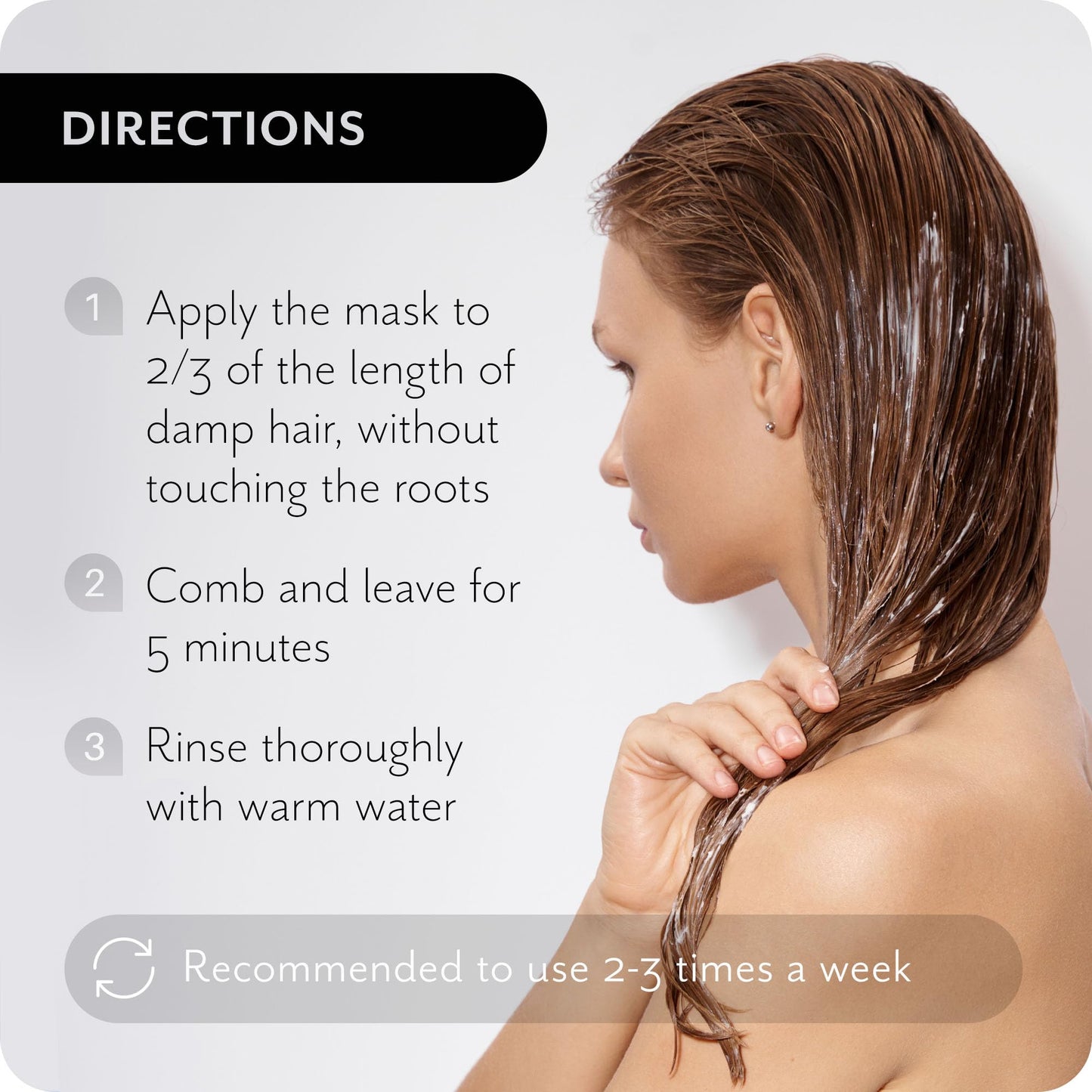 The Act Everyday 2-in-1 Hair Mask Conditioner - Deep Hydration, Repair, Nutrition for All Hair Types - Enriched with Avocado & Coconut Oils 6.8 Fl oz