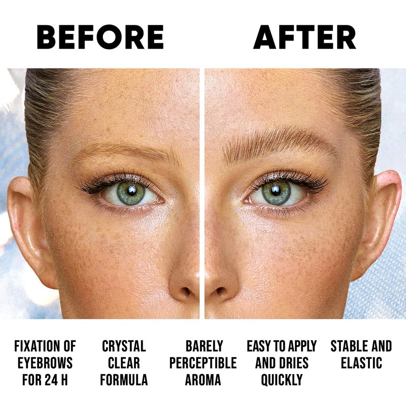 SINART Brow Styling Gel with Pro Wax, Clear Waterproof Shaping Soap, Lamination Effect for Fluffy Brows