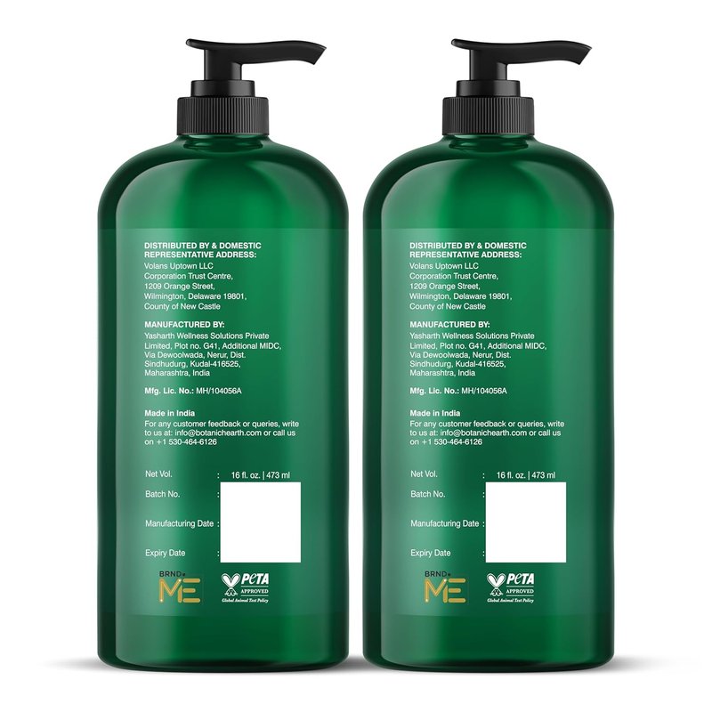 Tea Tree Shampoo and Conditioner Set - 100% Pure Tea Tree Oil for Itchy, Dry Scalp | 16 Fl Oz Each