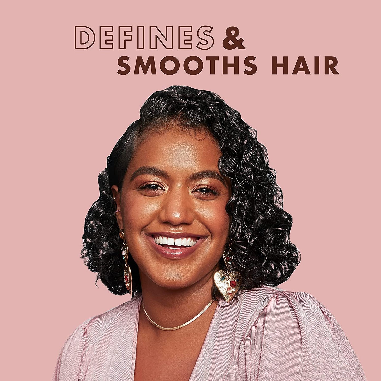 SheaMoisture Hair Styling Gel - Coconut & Hibiscus for Thick Curly Hair | Includes Flaxseed Anti-Frizz Edge Control (15 oz + 3.5 oz)