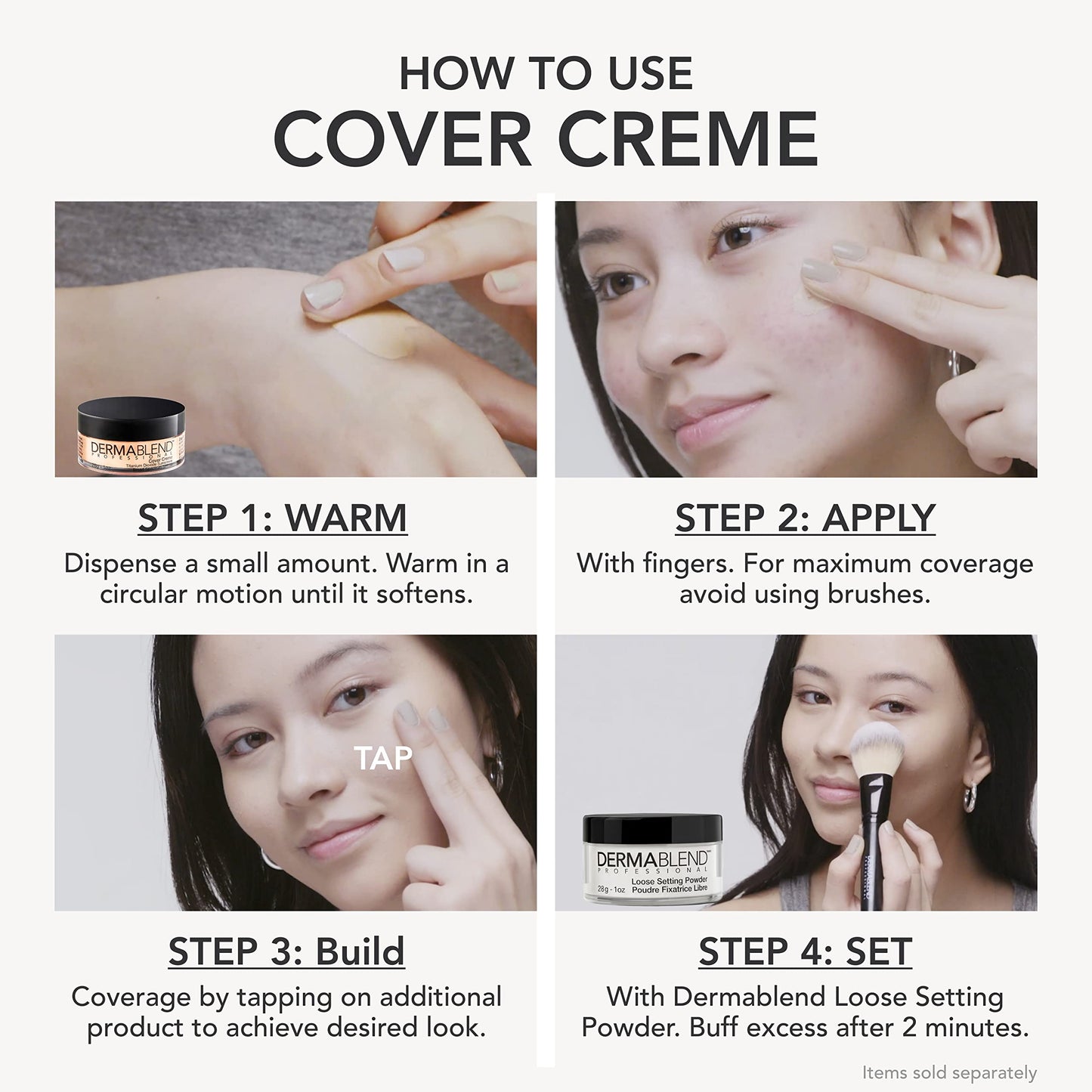 Dermablend Cover Creme High Coverage Foundation with SPF 30, 0C Pale Ivory, 1 Oz.