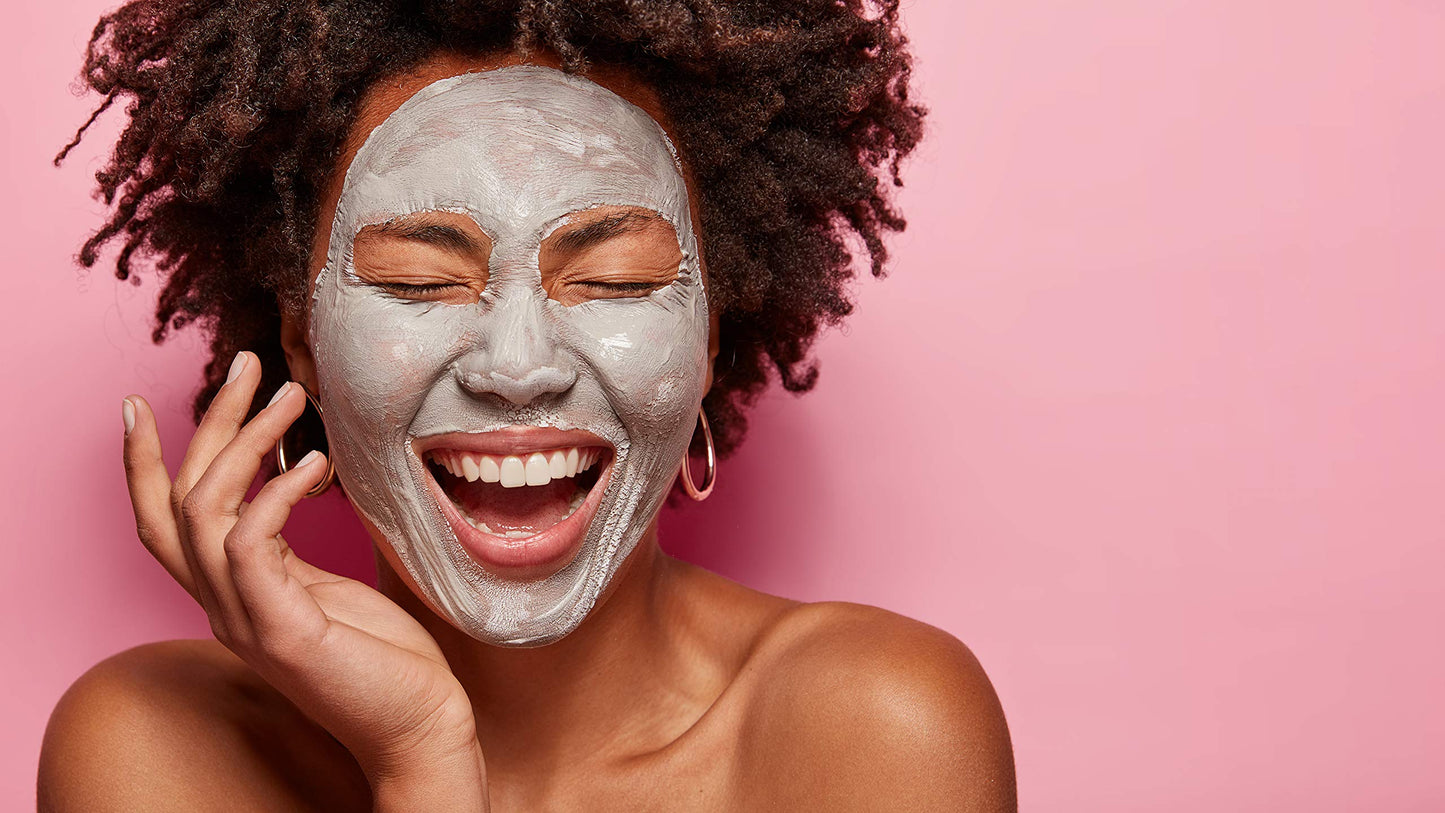 Mayan Magic Mud Powerful Deep Pore Cleansing Calcium Bentonite Clay - 4 lbs (2 Pc) - Bulk Natural Face Mask Peel for Men and Women - USA Made Full Facial Skin Care - Spa Skin Cleanser Beauty Products